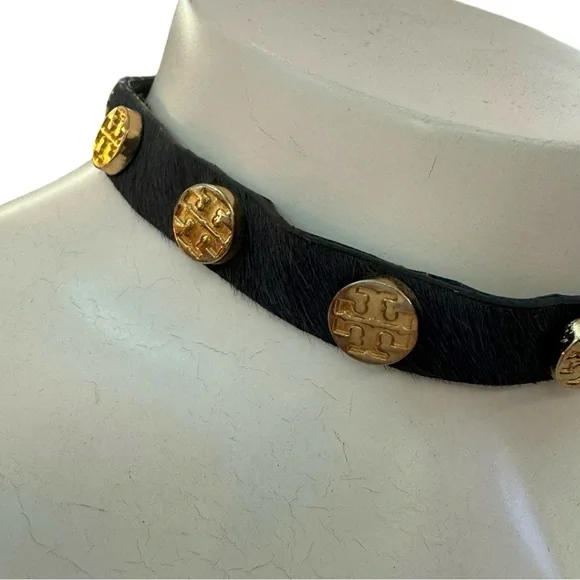 Tory Burch Calf Hair Choker Necklace or Double Wrap Bracelet - Picture 2 of 4